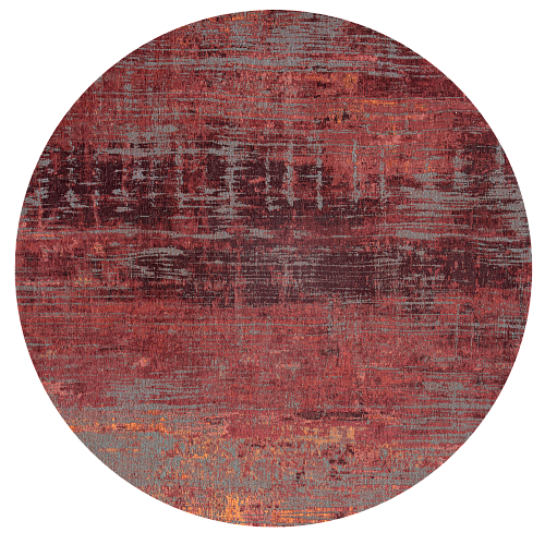 Nassau Red 9125 Round Rug