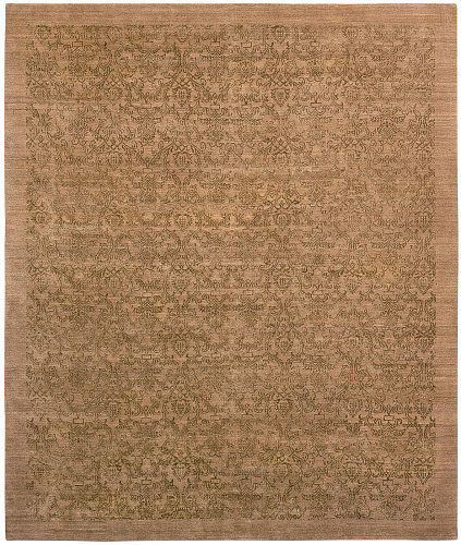 Roma Border Beige Rug