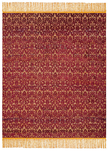 Roma Radi Orange Red Rug