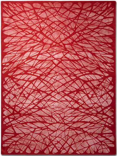 Dresden Red Luxury Hand-Knotted Rug
