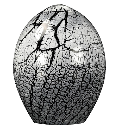 Crackled Dark Crystal Egg Decor