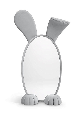 Rabbit Wonderland Grey Mirror