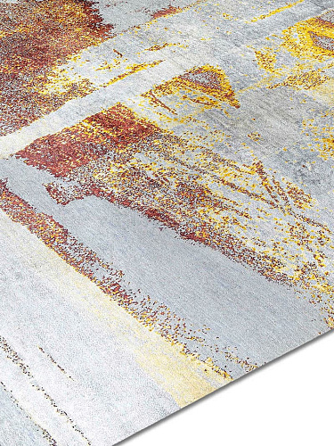 Pastel Rain Hand-Woven Rug