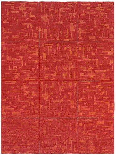 Map Red Rug
