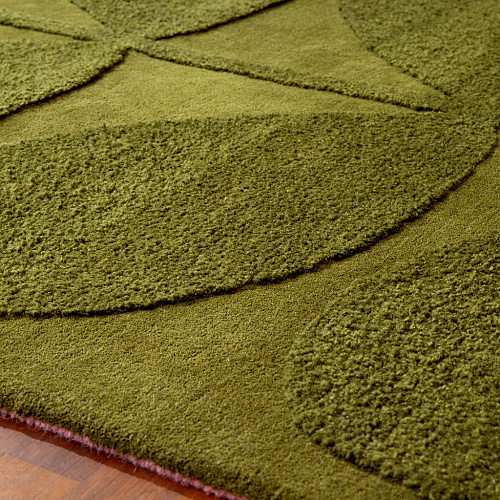 Solid Stem Fern 158307 Designer Wool Rug