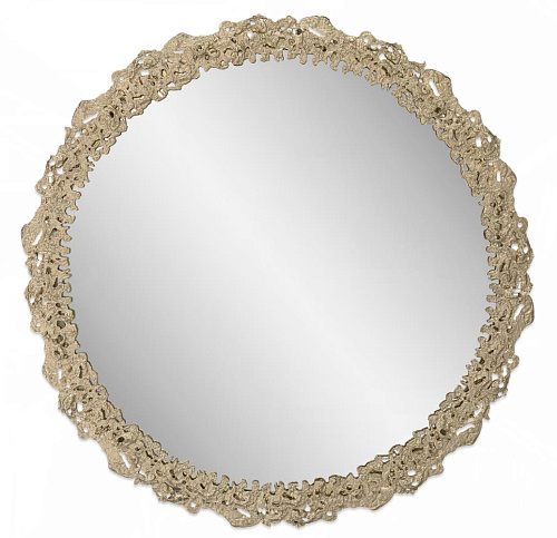 Volcanic Burst Round Mirror