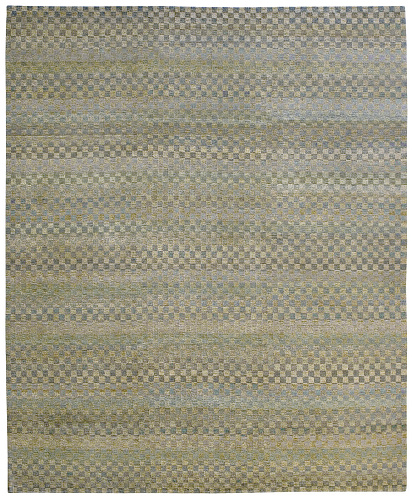 Mauro Checkerboard Ocean Rug