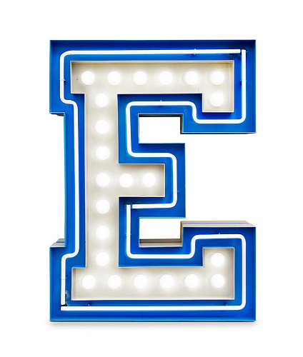 Illuminated Alphabet E