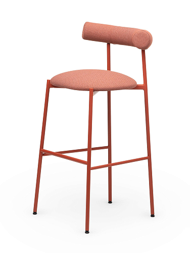 Pampa Red Bar Stool