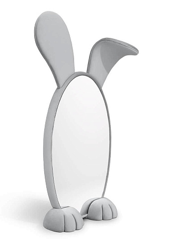 Rabbit Wonderland Grey Mirror