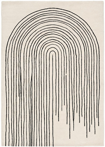 Arcade Lines Ivory Rug