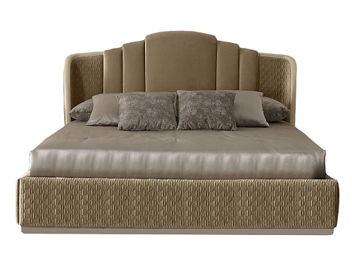 Opulent Beige Luxury Bed