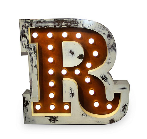 Illuminated Alphabet R