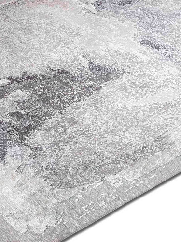 Mono Grey Luxury Hand-Knotted Rug