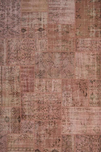 Pink Patchwork Rug