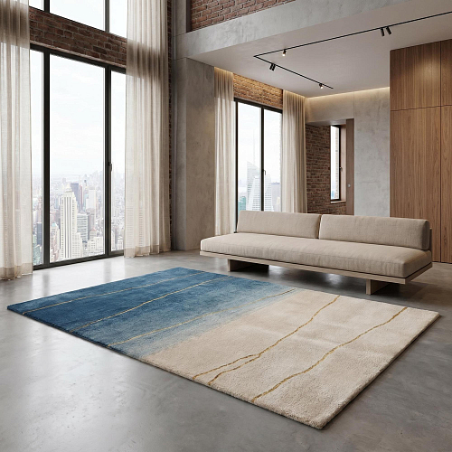 Horizon Gradient Blue Rug
