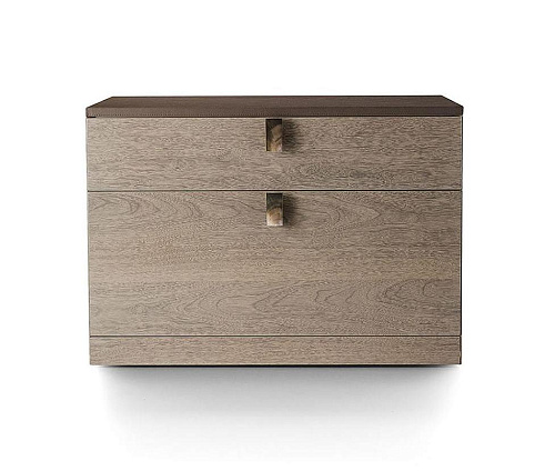 Leather-Top File Drawer