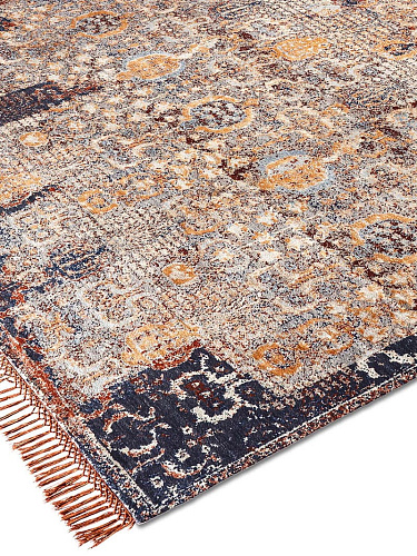 Block Hand-Knotted Rug