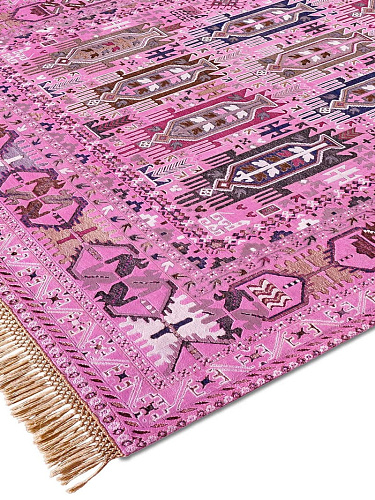 Balouch Pink Luxury Hand-Knotted Rug