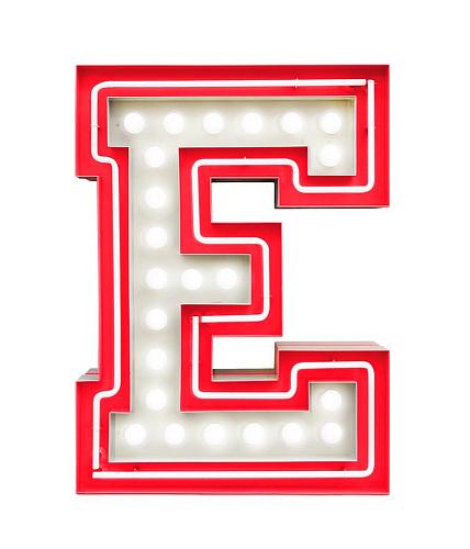 Illuminated Alphabet E