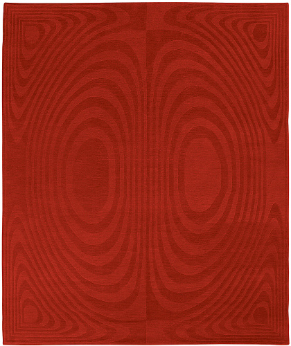 Op Art Red Rug