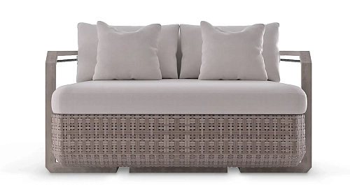Legacy Wood Two-Seat Sofa