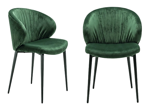 Mezzaluna Green Chair
