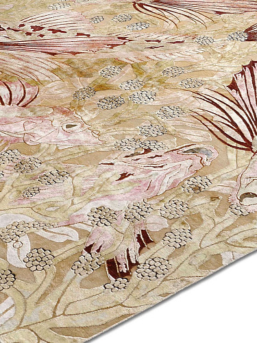 Fishes Handmade Luxury Rug