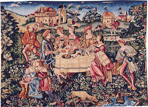 The Afternoon Tea without Border Tapestry