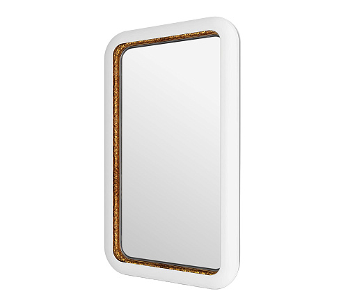 Arc White Rectangle Mirror