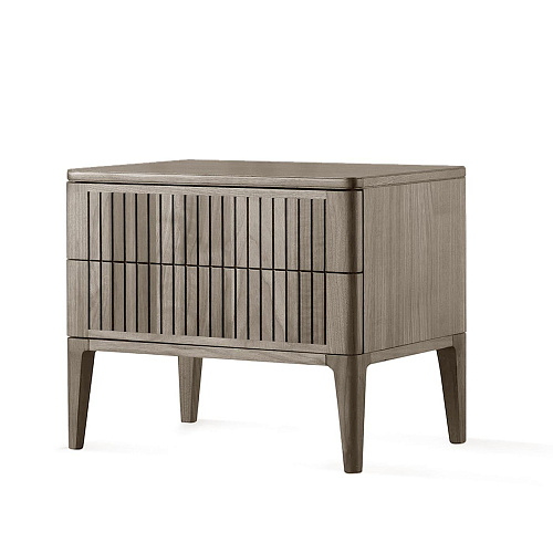 Eleva Chic Grey Nightstand