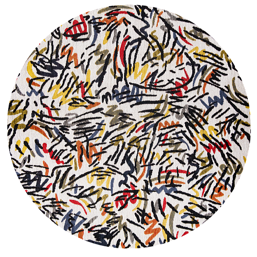 Street Graph 9144 Round Rug