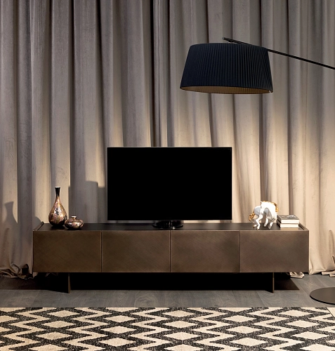 Coated Contemporary TV Sideboard