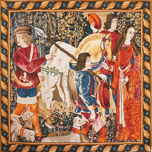 Wounded Unicorn Tapestry