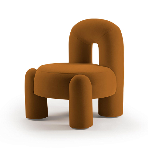 Marlon Brown Sculptural Armchair