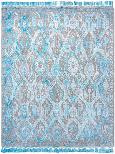 KavaBagh Blue Handmade Luxury Rug