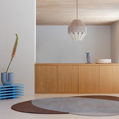 Element Chad Brown Blue Rug