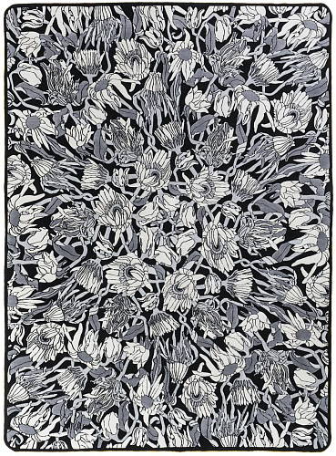Withered Flower Handwoven Rug