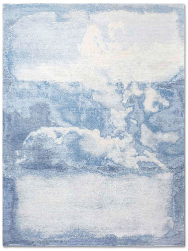 Clouds Blue Handmade Luxury Rug