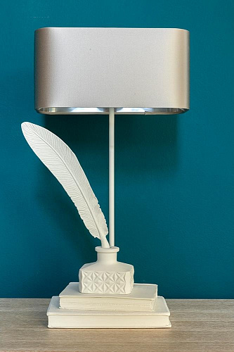 Tom Table Lamp Chalk Finish