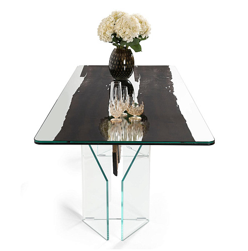 Venezia Dining Table in Black Finish