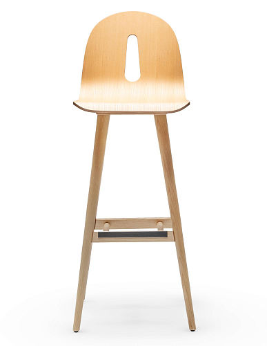 Gotham Black Ash Bar Stool