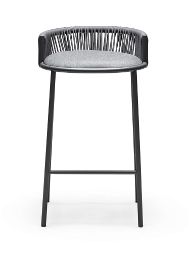 Millie Grey Outdoor Bar Stool