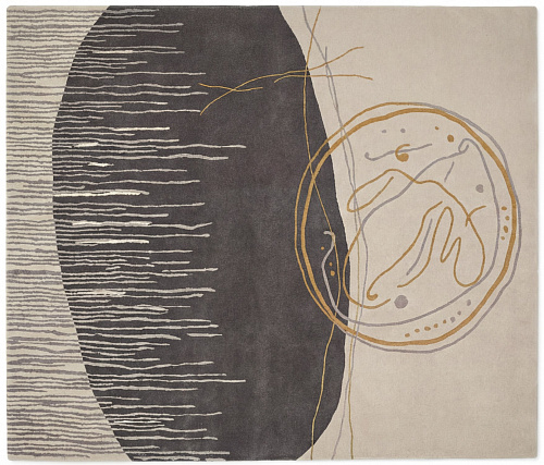 Archive Seal Dark Rug