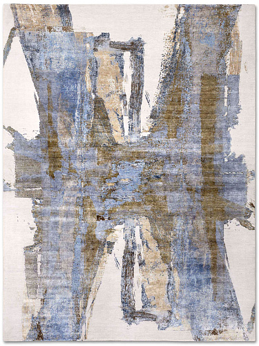 Grey Rust Hand-Woven Rug