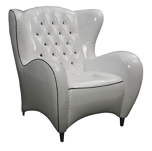 Schinke White Armchair