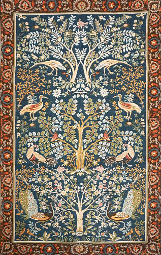 The Tree, in W. Morris Style Tapestry