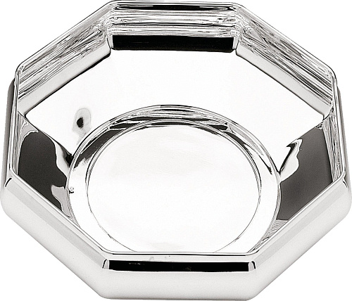 Octagonal Silver-Plated Serving Bowl