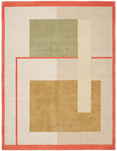 Geometric Block Sand Rug
