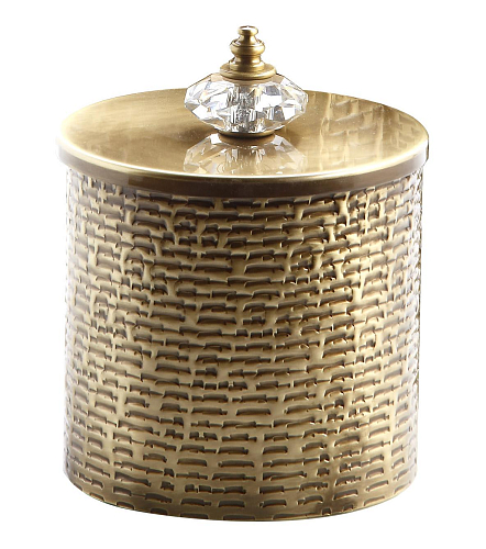 Python and Swarovski Brass Jewellery Box
